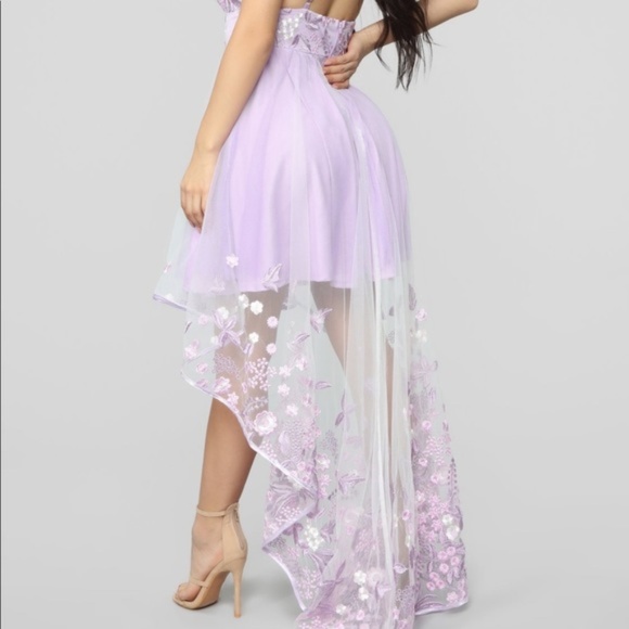 I Feel Pretty Hi-Low Dress in Lavender, XS - Picture 8 of 8